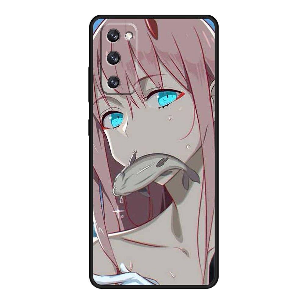 Чехол для телефона Samsung S21 Plus S9 S10 S20 FE 2022 S7 S10e S22 Ultra 5G S8 противоударный Zero Two Darling in the FranXX Anime