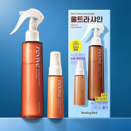 Healing Bird Revive No-Wash Treatment Ultra Shine Special (+ В комплект входит средство Deep Moisture 32 мл)