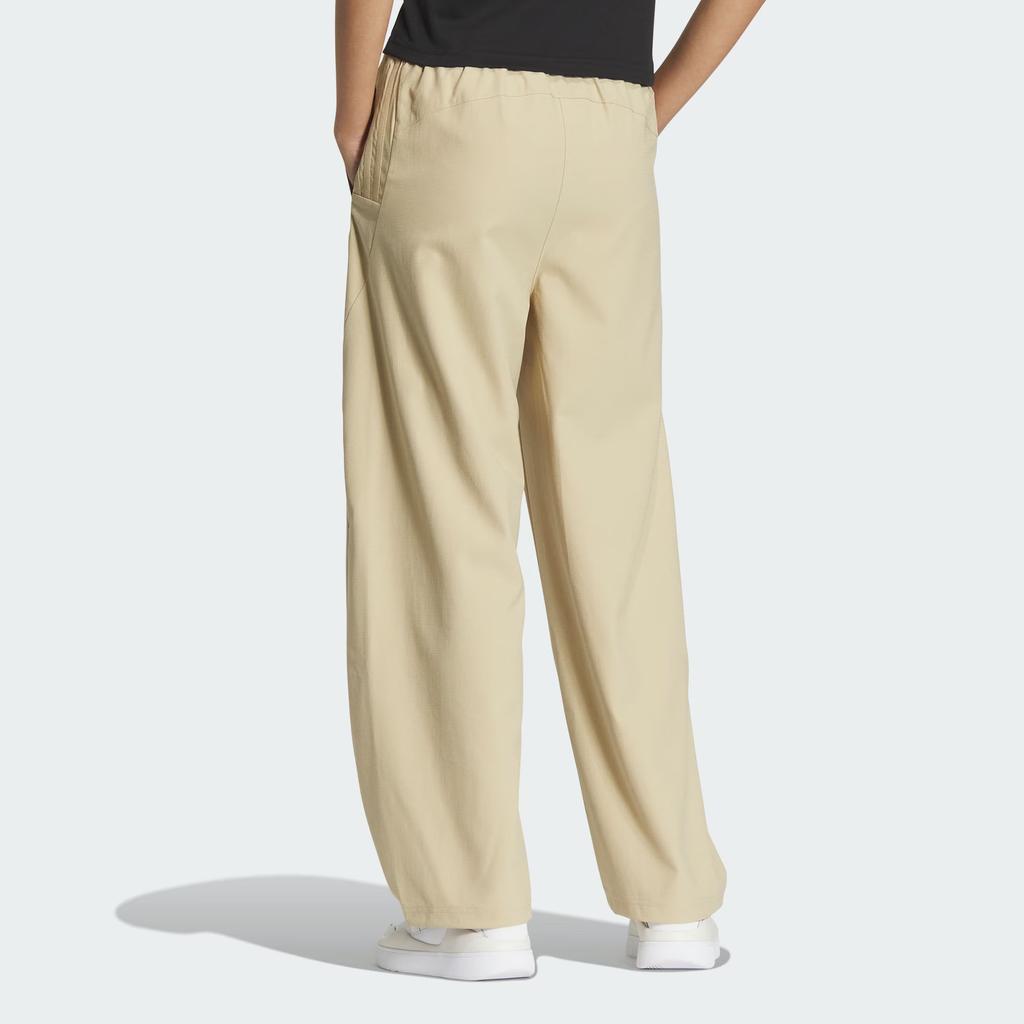 Adidas W Fustl Pants 3 Solid Color Logo Loose Knit Sports Брюки женские Брюки Светло-хаки IZ0606