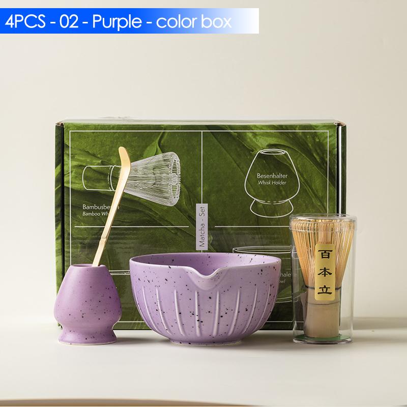 4/6/7 шт. Японский набор для матча с керамической чашей, бамбуковым венчиком для матча и ложкой для чая для инструментов и аксессуаров для самостоятельного приготовления чая
