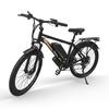 Electric Bike EMOKO 27" 500W Motor Adult Ebike 48V 25AH Max Range 100Km 7 Speed Load 120Kg Black EC27