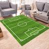 Football Carpet Interesting Sports Noise Scene Design Machine Anti-slip Printing Washable Reduction Playing Football
