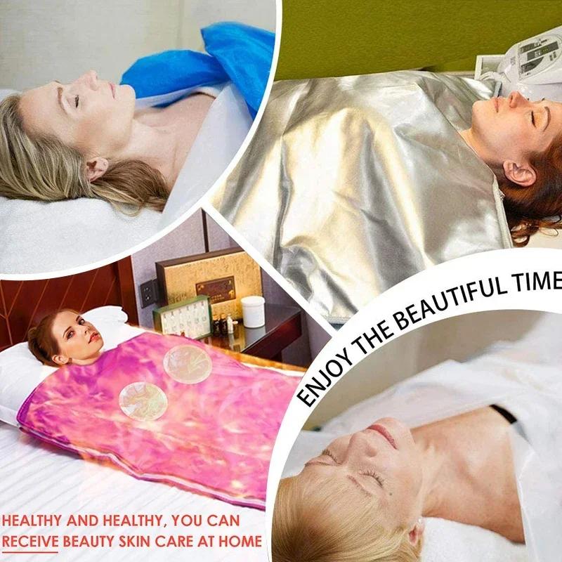Сауна Паровая Обертывание Сауна Мешок для Салона Красоты Спа Одноразовая пленка для коррекции фигуры Увлажняющий Костюм для ухода за кожей Сауна Одеяло
