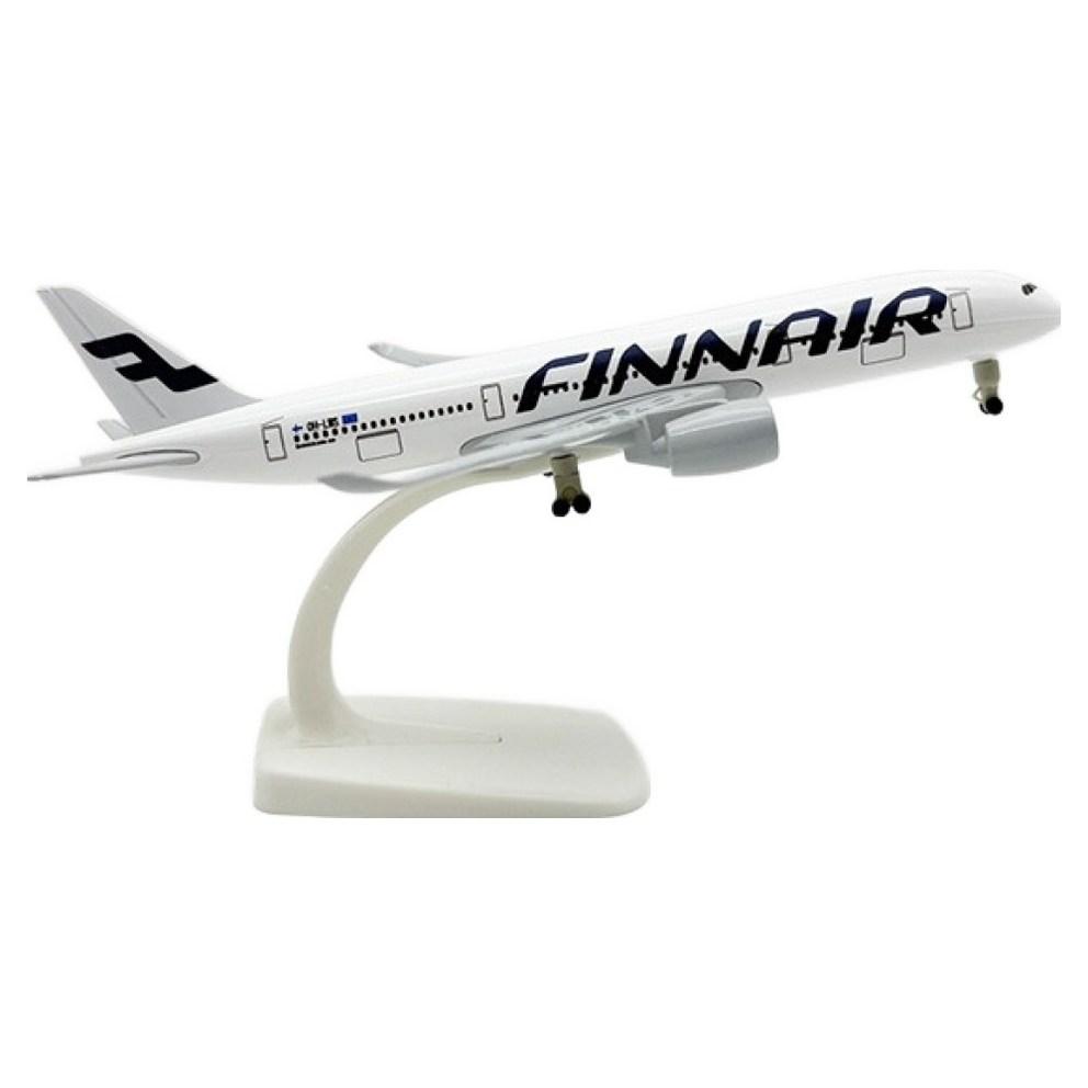 Премиальная литая модель самолета Finnair 20 см - Коллекционная (1:Масштаб 350)
