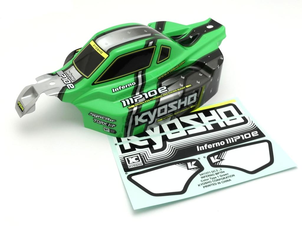 Kyosho Inferno MP10e Decoration Body Set IFB120GR R/s (Green)
