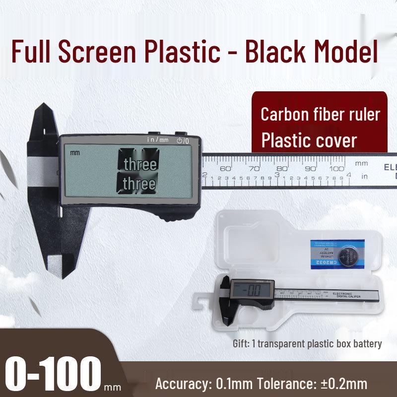 Полностью пластиковый цифровой штангенциркуль для ювелирных изделий и антиквариата
