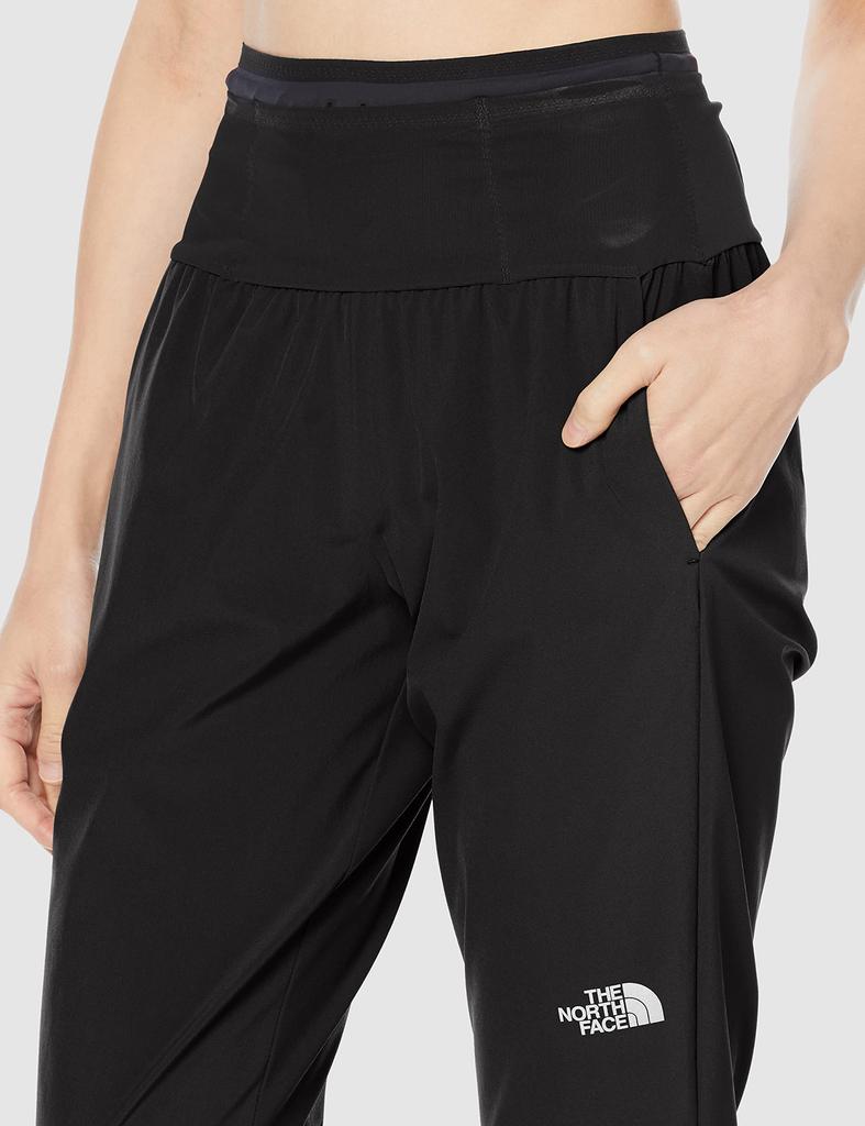 The North Face Женские брюки для бега Barbright, размер L, водоотталкивающие, тянущиеся, антистатические, черные,