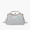 Multicolor Sequins Evening Bag Luxury Lock Luxury Chain Shoulder Crossbody Bag Lady Wedding Party Clutch Bag