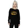DC Comics Womens/Ladies Batman Spray Logo Sweatshirt