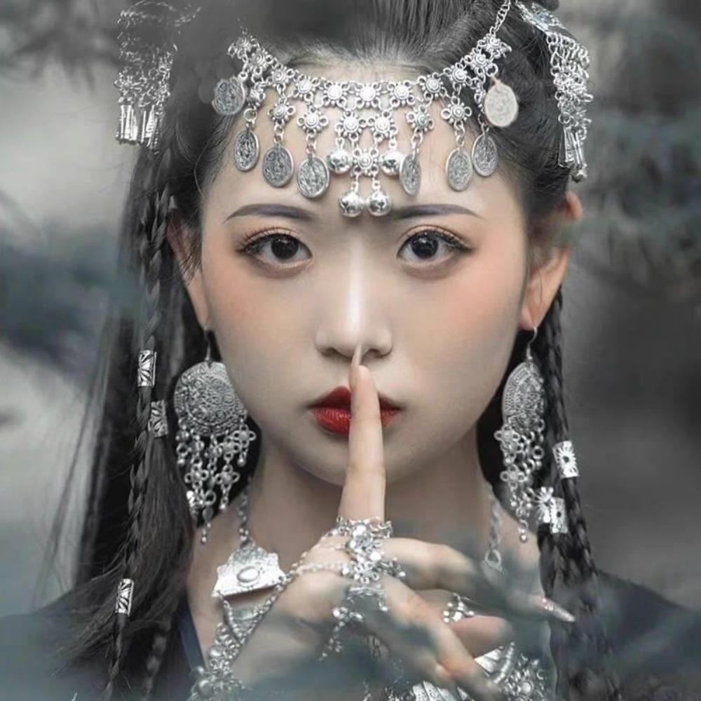 Богемное Стиль Монета Ожерелье Универсальное Этнические Шармы Ожерелье Заявление Ожерелье Для Женщин