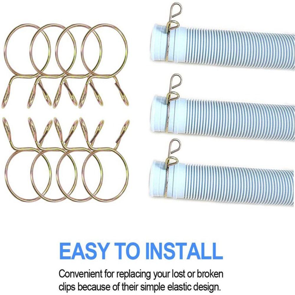 10Pcs 5-31MM Hose Clamp Air Tubing Spring Hoop Pipe Clip  Fuel Tube Water Pipe Motorcycle Scooter