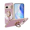 Роскошный металлический чехол-держатель с кольцом для Google Pixel 8A 9 Pro 7A 6A 5A 7 8 Pro 9 XL 9XL Магнитная подставка Мягкое покрытие TPU Подставка Защитный чехол