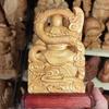Natural Cypress Figures Guan Kong Decorative Statues Chinese Specialty Wood Carving Home Room Office Car Decoration Accessories
