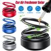 Солнечная энергия автомобиль двойная петля поворотная подвеска приборная панель парфюмерное сиденье освежитель воздуха авто ароматерапия диффузор декор интерьера