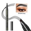 Four-point Liquid Eyebrow Pencil Waterproof, Makeup Holding and Non-stingling Eyebow Pencil