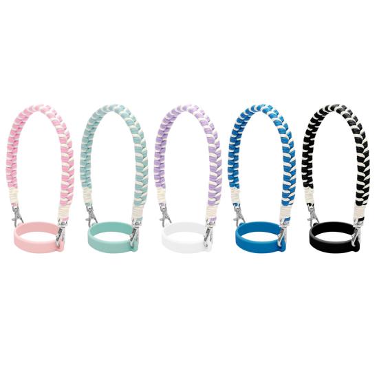 Ремешок для бутылки с водой, прочный ремень для бутылок объемом 16-40 унций, прочное силиконовое кольцо