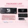 Механическая игровая клавиатура YUNZII X71 с прозрачной 71 RGB для сертификации по техническим стандартам, колпачки Ice Keycaps, клавиши, 68% раскладка, беспроводная,