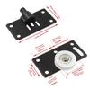 Дверная pulley с подшипником, Бесшумные ролики для раздвижного шкафа, Для плавной и тихой работы, Регулируемая устойчивость, Для шкафа, гардероба