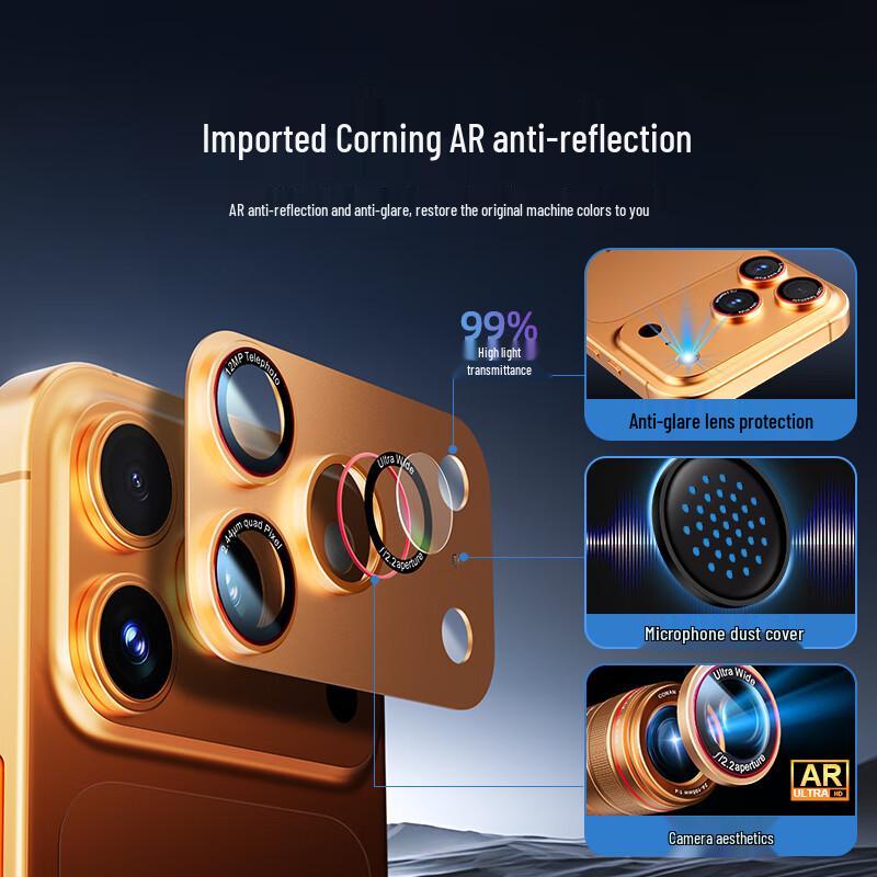 X-IT Защитное стекло для камеры серии iPhone 17