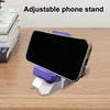 3D Printed Phone Stand Herringbone Gear Semicircular Phone Holder Universal Angle Adjustable Phone Stand for Home Travel Outdoor Use