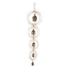 27 Inch Large Outdoor Wind Chimes With 5 Tuned Bells For Deep Soothing Tones, Rustic Gold Bronze Garden Decor Windchime For Porch Patio