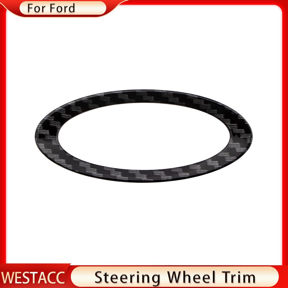 Наклейка на рулевое колесо из углеродного волокна для Ford Ecosport 2018-2022 Focus 3 MK3 2015-2018