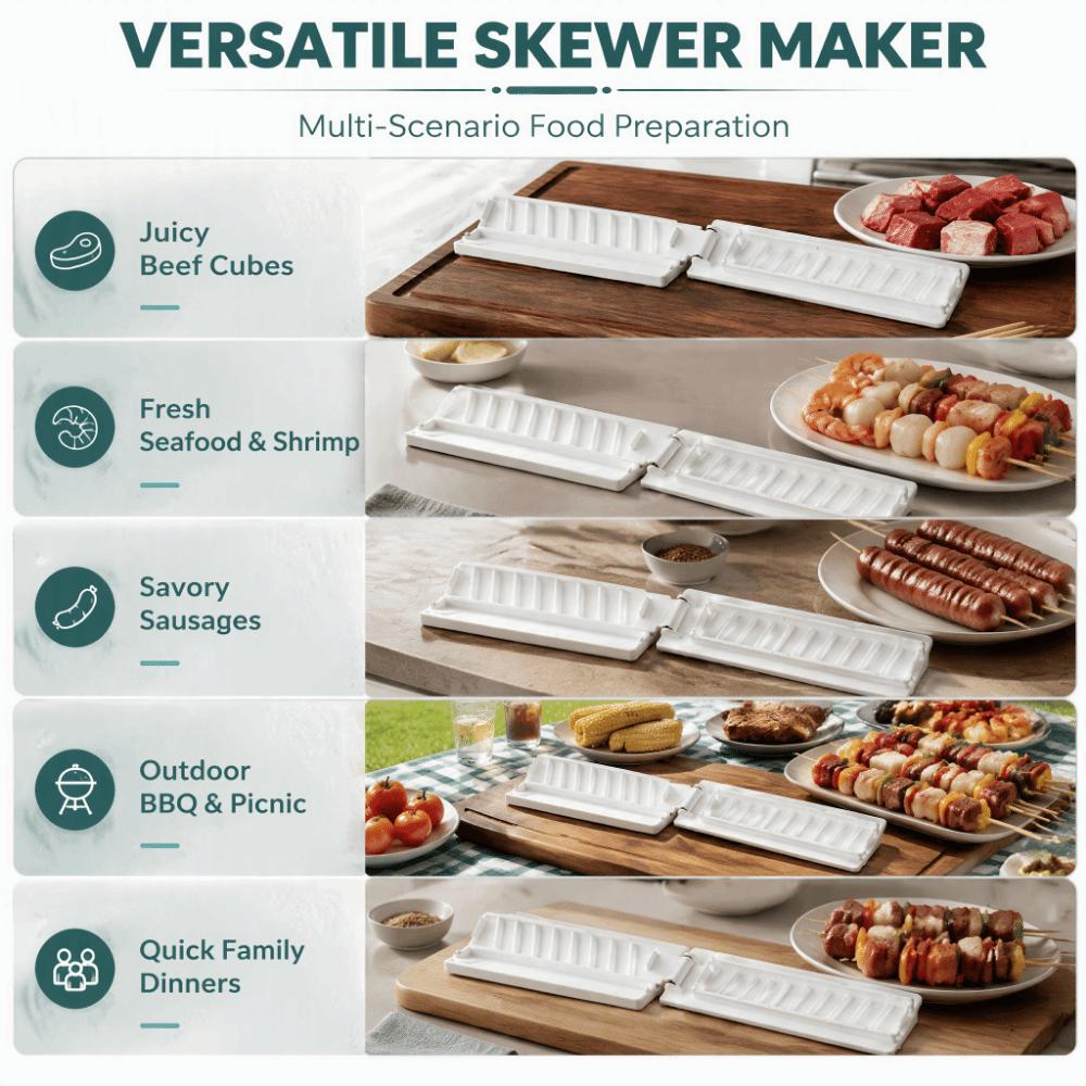 Plastic Kebab Mould White Kebab Press Practical Kebab Maker  Home Cooking