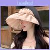 Летняя шляпа от солнца с широкими полями и складным дизайном для женщин для защиты от солнца на открытом воздухе