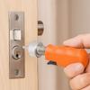 Stainless Steel Lock Plug Spinner Rubber Grip Professional Locksmith Tool Door Lock Maintenance