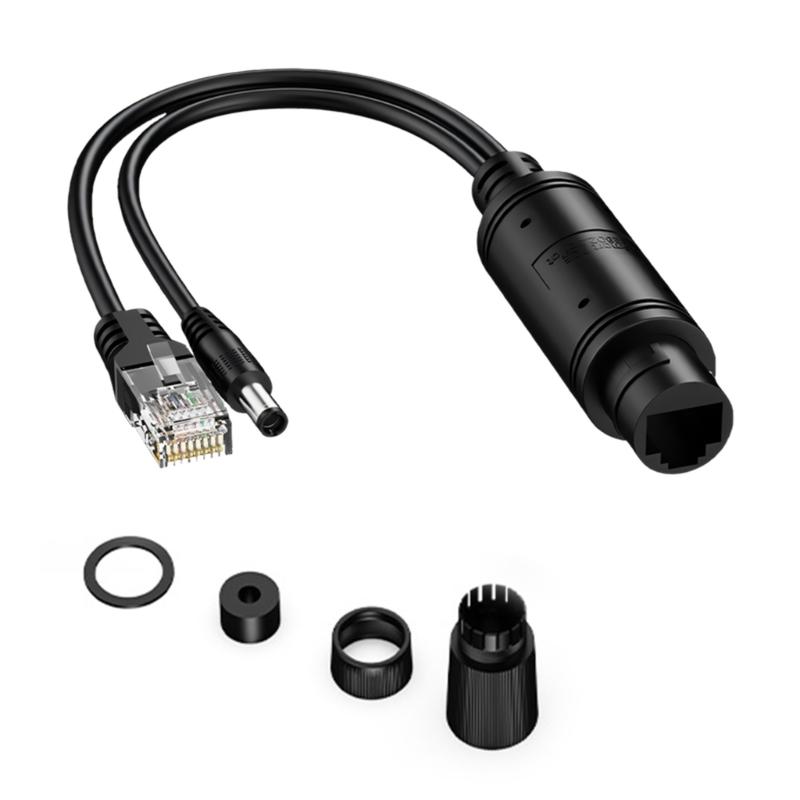 48V to 12V Gigabit POE Splitter with Stable Internet Transmission Power Module Converter for CCTV Camera Power Supply