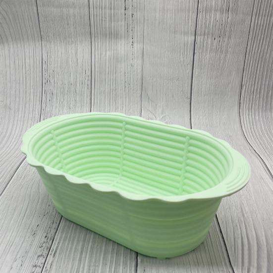 2 шт. силиконовая корзина для расстойки хлеба овальная Banneton для приготовления хлеба на закваске круглая жаропрочная большая