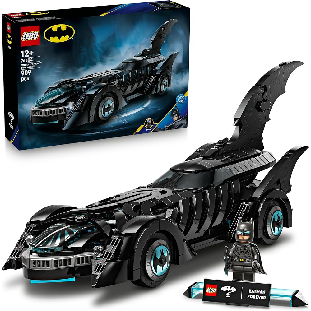 LEGO Super Heroes Batman Forever Batmobile Toy Set with Figures for Kids Ages 12-14