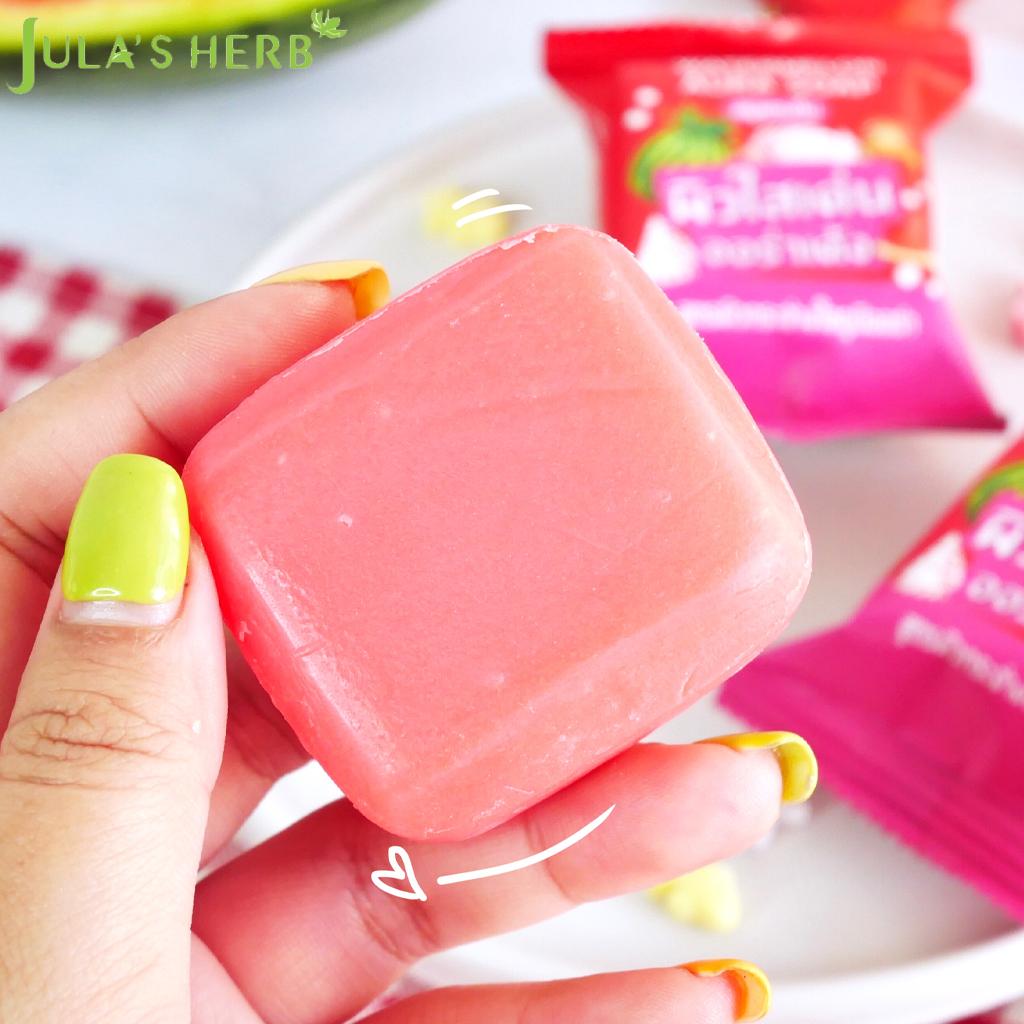 Jula's Herb Мыло Арбуз Аура 60 г х 4 шт - тайское