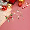 Fashion Christmas Earrings Zircon for Women Christmas Tree Hat Deer Necklace Girls Party Festival Zircon Gifts