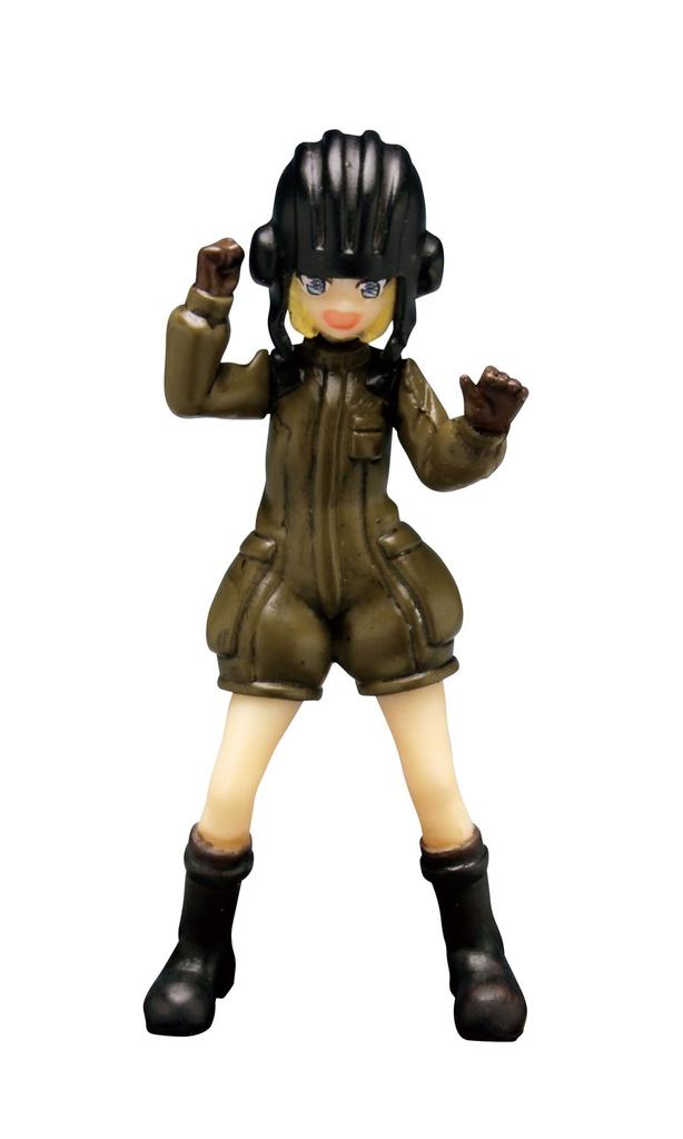 PLATZ Girls & Panzer the Movie Набор фигурок Катюша и Клара из средней школы Правды, масштаб 1/35, высота примерно 50 мм, не вспененный уретан, GPF-22