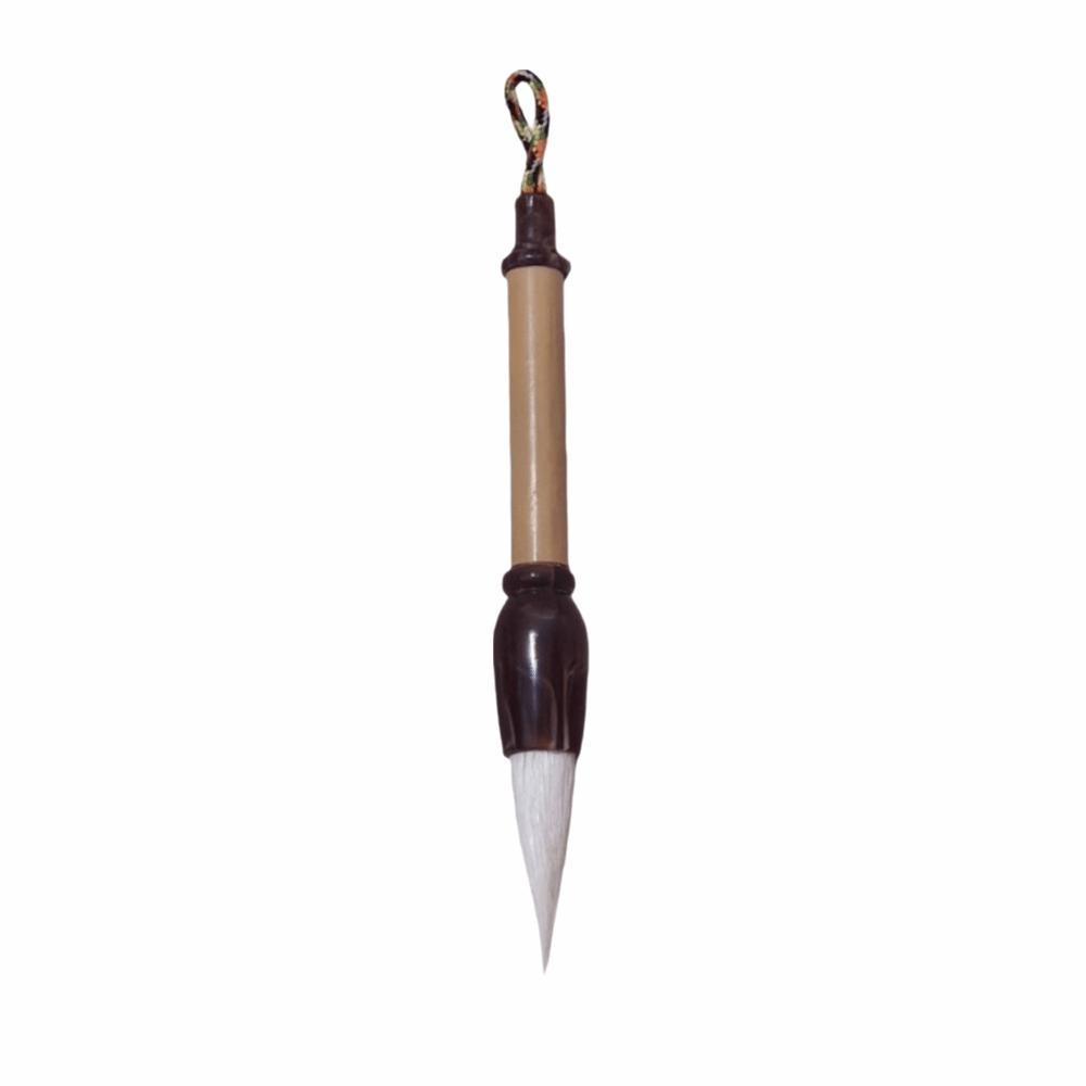 Bamboo Handle Pocket Size Writing Brush Portable Traditional Ink Writing Brush Daily Practice