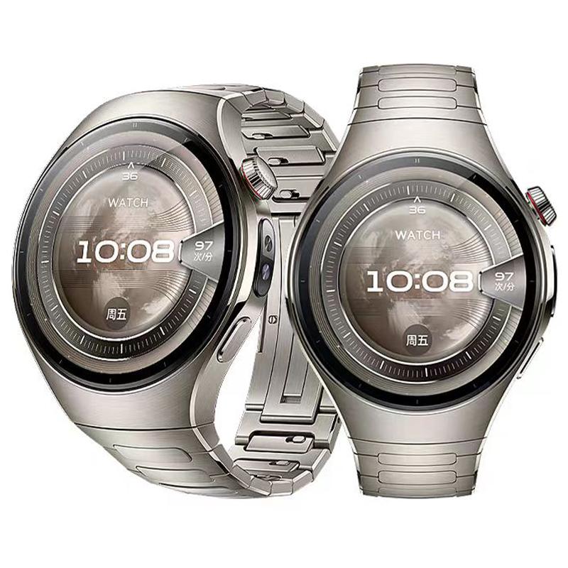 Титановый ремешок для Huawei Watch 5 46 мм без зазоров, роскошный металлический браслет для Huawei Watch 5 42 мм, деловой быстросъемный ремешок
