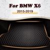 Car Trunk Mat for BMW X6 F16 2015 2016 2017 2018 Cargo Liner Carpet Interior Parts Accessories
