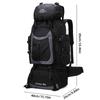 Multi-functional Large-capacity Outdoor Mountaineering Backpack Sports Travel Waterproof & Abrasion-Resistant Backpack Unisex Casual Travel Bag