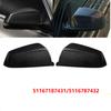 51167187431 Pair Left Right Carbon Patterned Rearview Mirror Housing for 08-13 BMW 5 Series E60 F10 F02 A3334436 A3334435