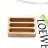 Wood Desktop Business Card Display Stand Memo Holder Storage Box Wood Card Organizer for Office