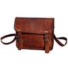Genuine Men & Women Vintage Brown Leather Satchel Messenger Bag Shoulder Bag