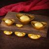 Alloy Ingots Imitation Gold Antique Attracting Wealth Desktop Ornaments Living Room Decorations Opening and Housewarming Gifts