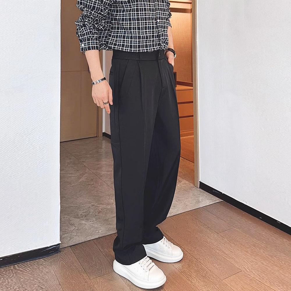 Мужские повседневные брюки свободного покроя 5XL, офисная официальная одежда, пиджаки, брюки для мужчин, уличная модная одежда, прямые брюки