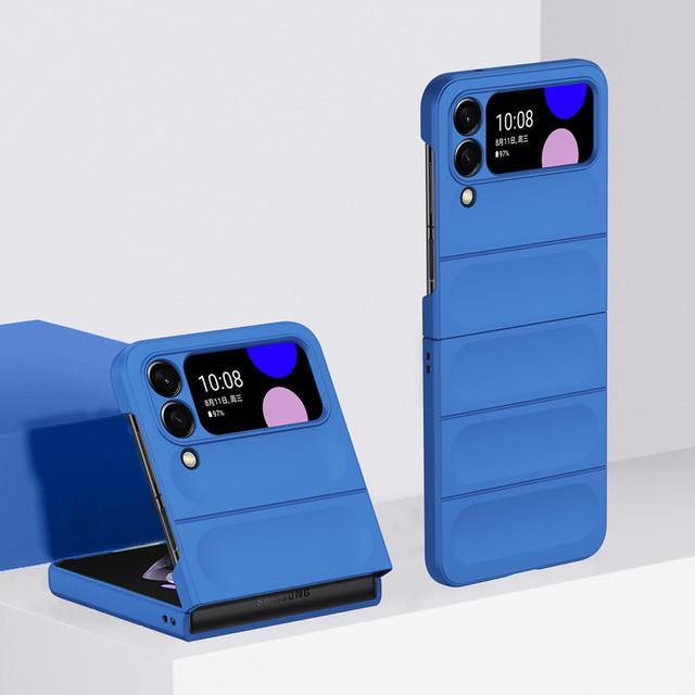 Тонкий защитный чехол для ПК с защитой от падений для Samsung Galaxy Z Flip4 Flip 4 5g Flip3 Flip 3, сумка для мобильного телефона без отпечатков пальцев, чехол