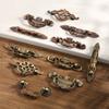 Vintage Retro Carving Striped Furniture Handle Cabinet Handle Drawer Handle for Kitchen Cupboard