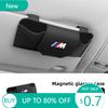 BACP3 New Car Visor Glasses Holder Box Sunglasses Storage Bag Case Accessories For M1 M2 M3 X3M X4M X5M X6M X1 X7 E30 E90 E84