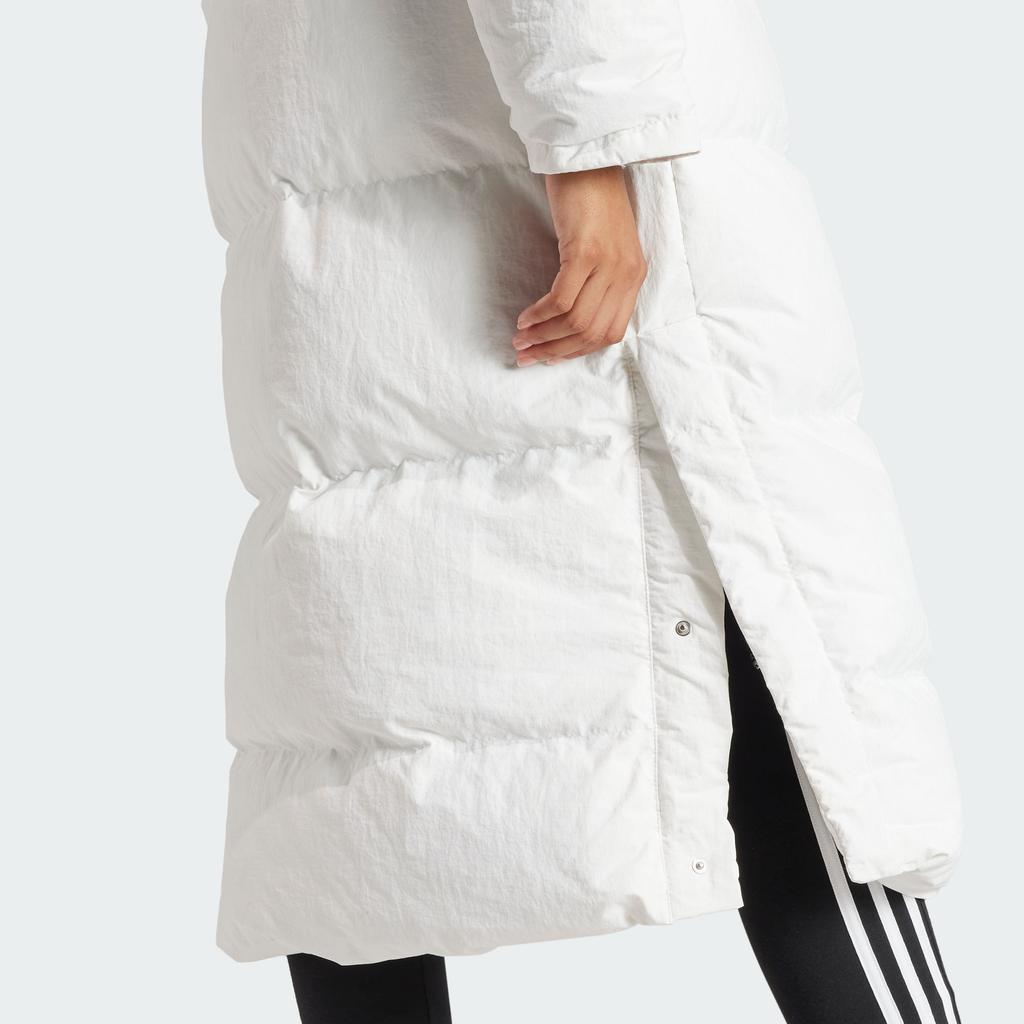adidas 530 Простая длинная спортивная повседневная куртка с капюшоном женская куртка белая IK3158