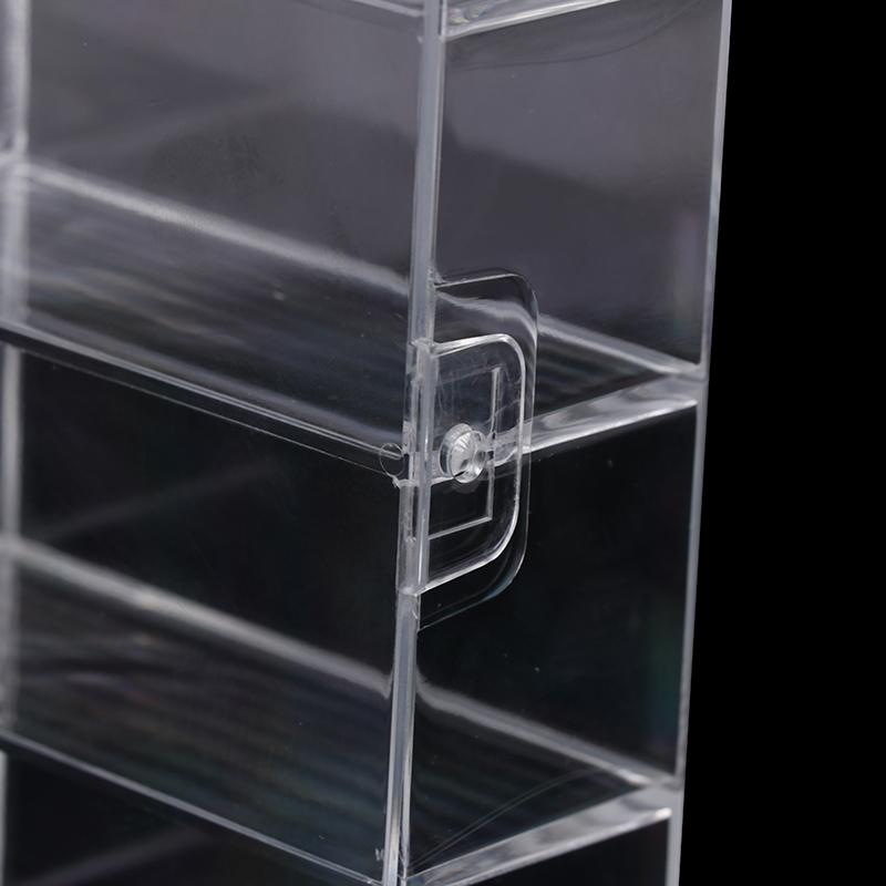 Акриловый витринный шкаф, совместимый с 8-слотовым витринным шкафом для литых игрушечных машинок, стоящих на офисном доме