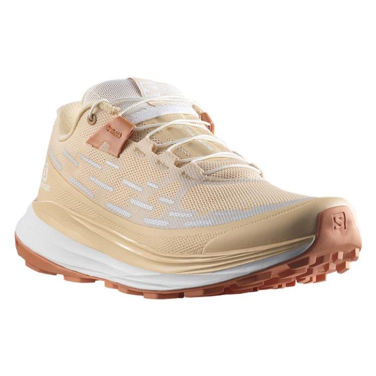 SALOMON Ultra Glide W Mesh Leather Non-Slip Durable Breathable Low-Top Running Shoes Women Sneaker Yellow 417277